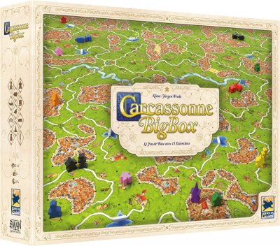 Carcassonne Big Box Jeu de soci&eacute;t&eacute; Tuiles +11 extensions