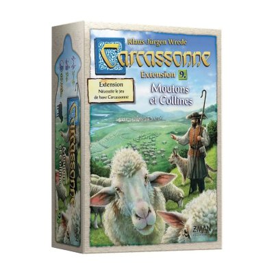 ASMODEE Carcassonne ext09 moutons et collines