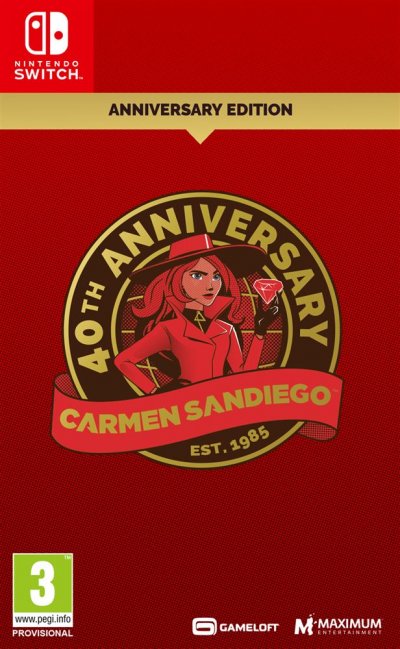 JUST FOR GAMES Carmen Sandiego 40th Anniversary Edition Nintendo Switch 