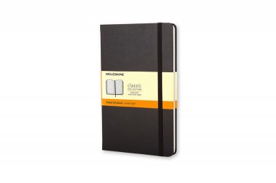 MOLESKINE Carnet classique lign&eacute; format de poche  Couverture rigide Noir