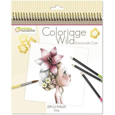 AVMA Carnet de coloriage Wild Collector n&deg;2 20x21cm