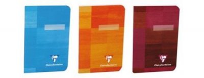 CLAIREFONTAINE Carnet Piqu&eacute; vert, 7,5x12, 48  pages,  Q.4x4