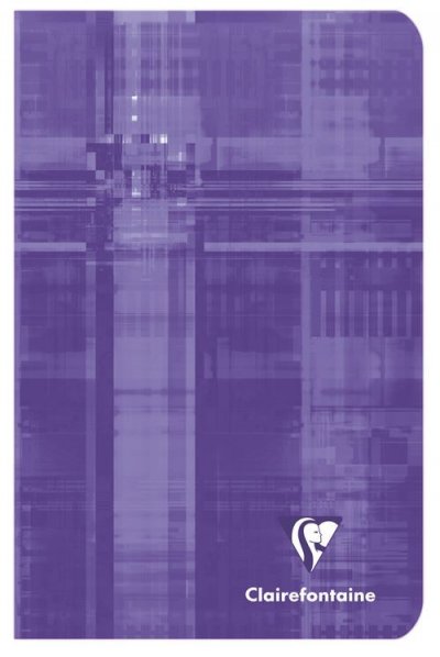 CLAIREFONTAINE Carnet piqures  11x17 grand carreaux 90g 96p