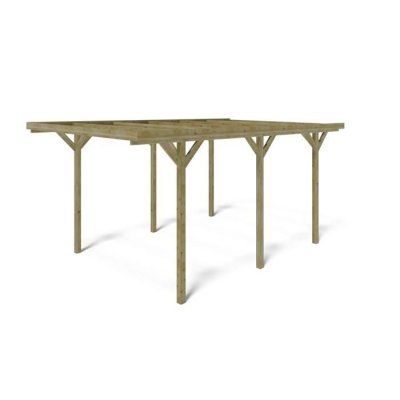 ALTANKA Carport, abri de voiture 3,04x5,12 m - 15,57 m2 CAR16