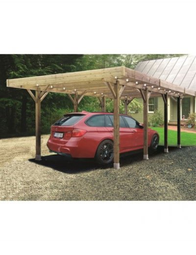 SOLID Carport SUPERIA base 500x400cm hauteur 273cm