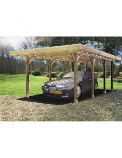SOLID Carport SUPERIA base 500x500cm hauteur 273cm