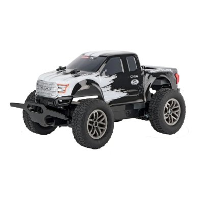 Carrera Voiture de course RC Ford 1F-150 Raptor:18 noir et blanc