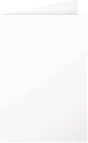 POLLEN Carte 210g pli&eacute;e 110x155 blanc pqt 25