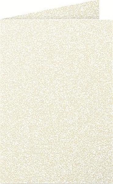 POLLEN Carte 210g pli&eacute;e 110x155 ivoire iris&eacute; pqt 25