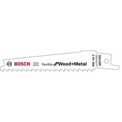 BOSCH Carte de 2 lames  bois et metal S511DF - 2608657722
