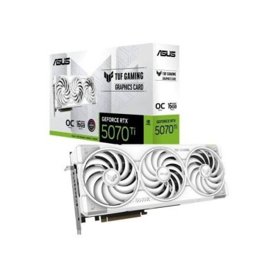 Carte graphique ASUS GeForce RTX 5070 Ti 16 Go GDDR7 OC avec triple ventilateur et &eacute;clairage RVB