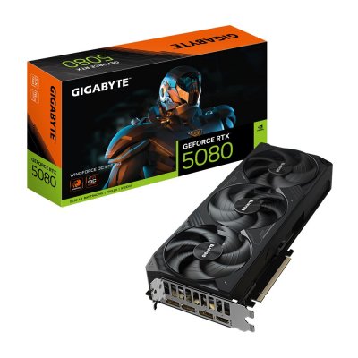 GIGABYTE Carte Graphique  GeForce RTX 5080 WINDFORCE OC SFF 16G 