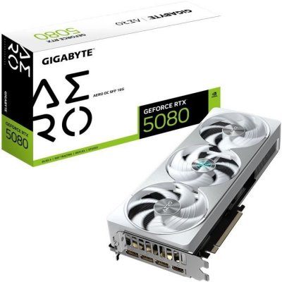 GIGABYTE Carte graphique >   Carte graphique  GeForce RTX 5080 AERO OC SFF 16G 