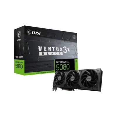 MSI Carte Graphique  Geforce Rtx 5080 Ventus 3x Oc 16 Go Noir