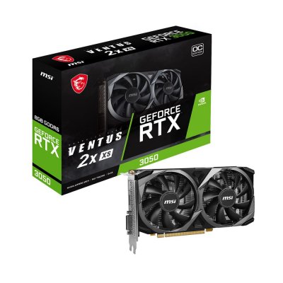 MSI Carte graphique  RTX 3050 VENTUS 2X XS 8G OC - RTX3050/8G/HDMI/DP