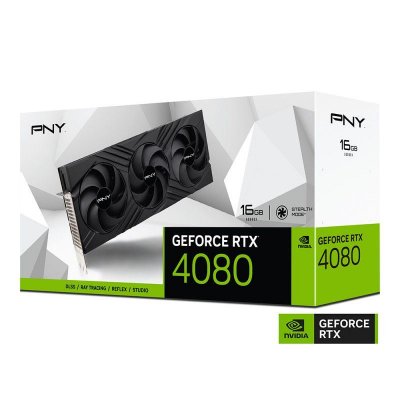PNY Carte Graphique Nvidia  Geforce Rtx 4080 Verto Triple Fan 16go