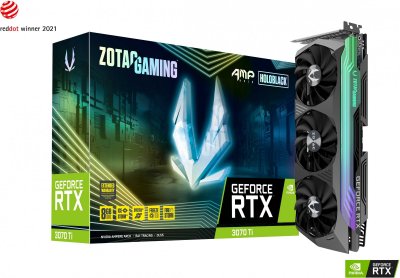 ZOTAC Carte Graphique Nvidia  GeForce RTX 3070 Ti Amp Holo 8Go 