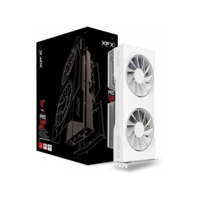 XFX Carte graphique  SWIFT AMD Radeon RX 9060 XT OC 8 Go GDDR6 FSR 4 Blanc