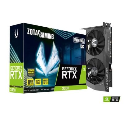 Carte graphique ZOTAC Gaming GeForce RTX 3050 ECO SOLO 8GB