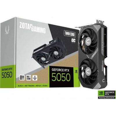 Carte graphique ZOTAC GAMING RTX 5050 Twin Edge OC 8 Go GDDR6 Reflex 2 RTX AI DLSS4