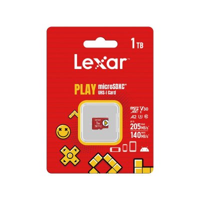 LEXAR Carte m&eacute;moire micro SDXC&trade;  1 To Play Special Gaming Rouge