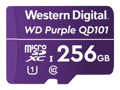 WESTERN DIGITAL Carte m&eacute;moire > WD WD Carte m&eacute;moire WD MicroSD Purple 256GB