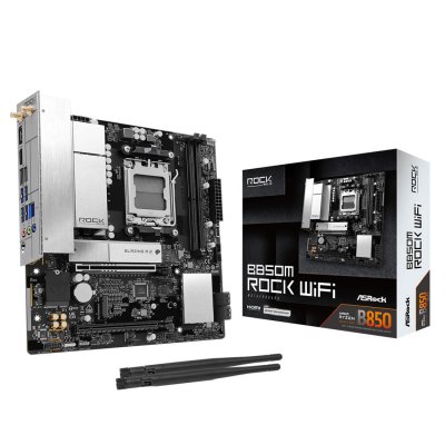 ASROCK Carte m&egrave;re  B850 B850M Rock WiFi Black (90-MXBU70-A0UAYZ)