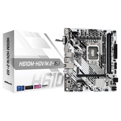 ASROCK Carte M&egrave;re  H610M-HDV/M.2+ DDR5 (Intel LGA 1700) Micro ATX