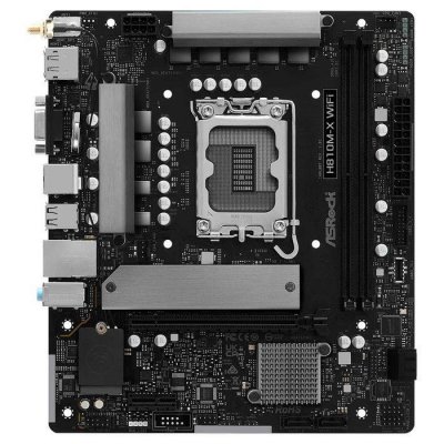 ASROCK Carte m&egrave;re  H810M-X WiFi Intel H810 LGA 1851 Micro ATX WiFi int&eacute;gr&eacute;