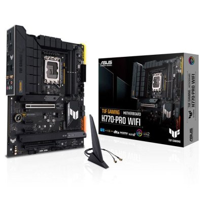 ASUS Carte M&egrave;re  TUF Gaming H770-PRO WiFi 90MB1D50-M0EAY0 LGA1700 Intel H770 DDR5 ATX Noir 