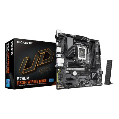 GIGABYTE Carte m&egrave;re  B760M DS3H WIFI6E GEN5 - LGA1700/DDR5/mATX