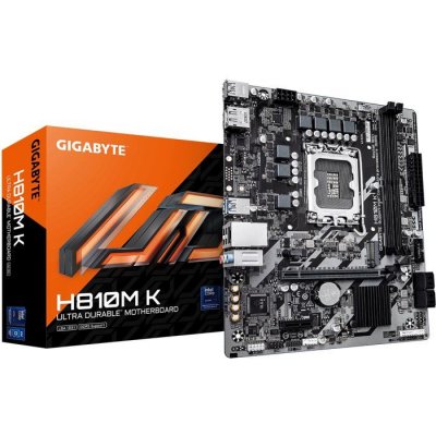 GIGABYTE Carte M&egrave;re -  - H810M K - Intel Core Ultra - DDR5 6400 MHz - PCIe 4.0 M.2