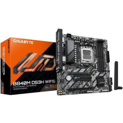 GIGABYTE Carte M&egrave;re Micro ATX -  - B840M DS3H WF6 - Wi-Fi 6 - DDR5 - PCIe 4.0