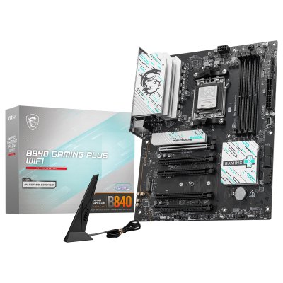 MSI Carte m&egrave;re  B840 GAMING PLUS WIFI ATX Socket AM5 Chipset AMD B840
