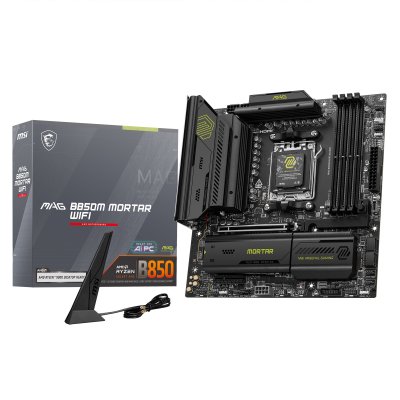 MSI Carte m&egrave;re  MAG B850M MORTAR WIFI - B850/AM5/DDR5/mATX