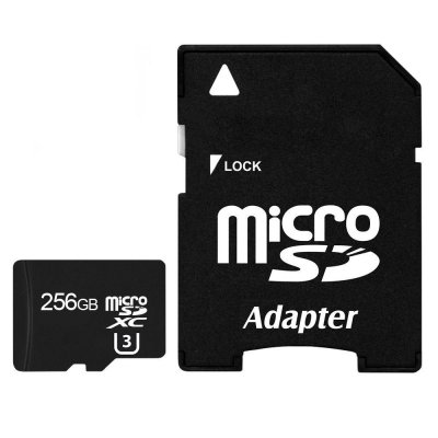 YONIS Carte Micro SD 256 Go Classe U3 M&eacute;moire &agrave; Transfert Rapide Adaptateur Fourni -  
