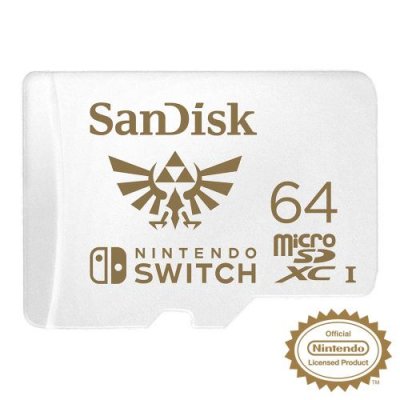 SANDISK Carte microSDXC  64 Go pour Nintendo Switch
