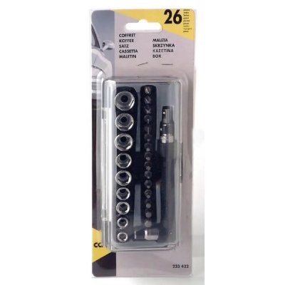 CARTEC  Coffret 26 Pieces de Vissages Douillles et