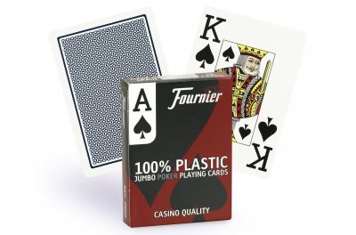 FOURNIER Cartes  100% Plastique Jumbo Index
