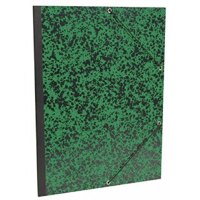 CLAIREFONTAINE Carton &Agrave; Dessin Annonay Vert &Agrave; &Eacute;lastiques 28x38cm