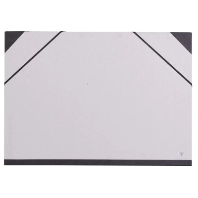 CLAIREFONTAINE Carton &agrave; dessin kraft avec fermeture &eacute;lastique 37x52cm