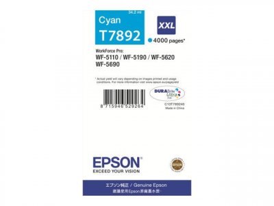 EPSON Cartouche d'encre BT7892 -  - Cyan