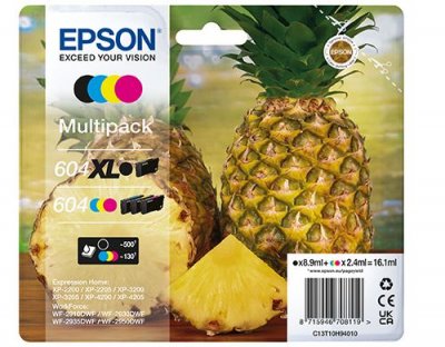 EPSON Cartouche d'encre  PACK 604 ANANAS 4 couleurs + noir XL