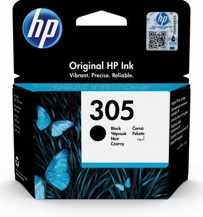 HP Cartouche d'encre  305 noire Noir 