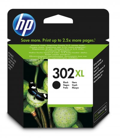 HP Cartouche d'encre  N&deg;302 XL Noire