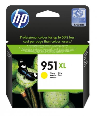 HP Cartouche d'encre  N&deg;951XL Jaune