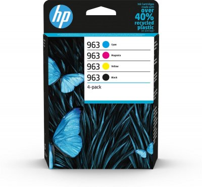 HP Cartouche d'encre  pack 963 Noir + 3 couleurs 