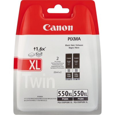 CANON Cartouche d'encre noire  PGI-550BK (double pack)