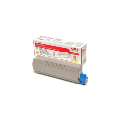 OKI Cartouche de Toner Compatible pour  C5600 / C5700 Jaune