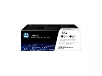 HP Cartouche De Toner  Cf283Ad 2X Noir